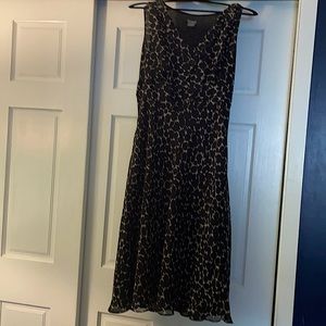 Ann Taylor Black/Tan Dress Sz. 10